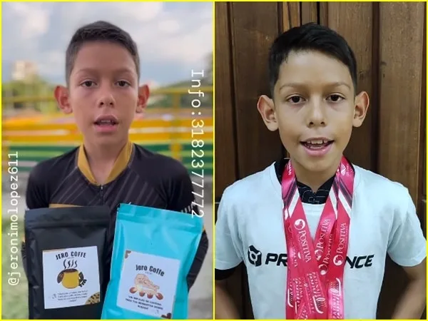 Jerónimo y su marca de café