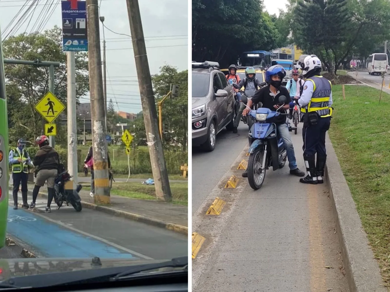 El "no señor por allí no es" que se ha vuelto constante en las vías de Cali y reflejaría el poco civismo de muchos