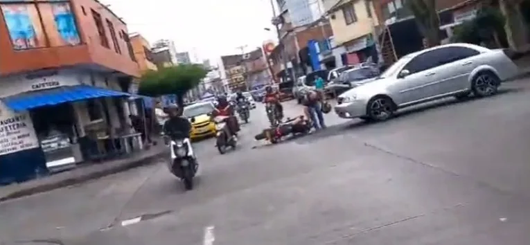de un motociclista