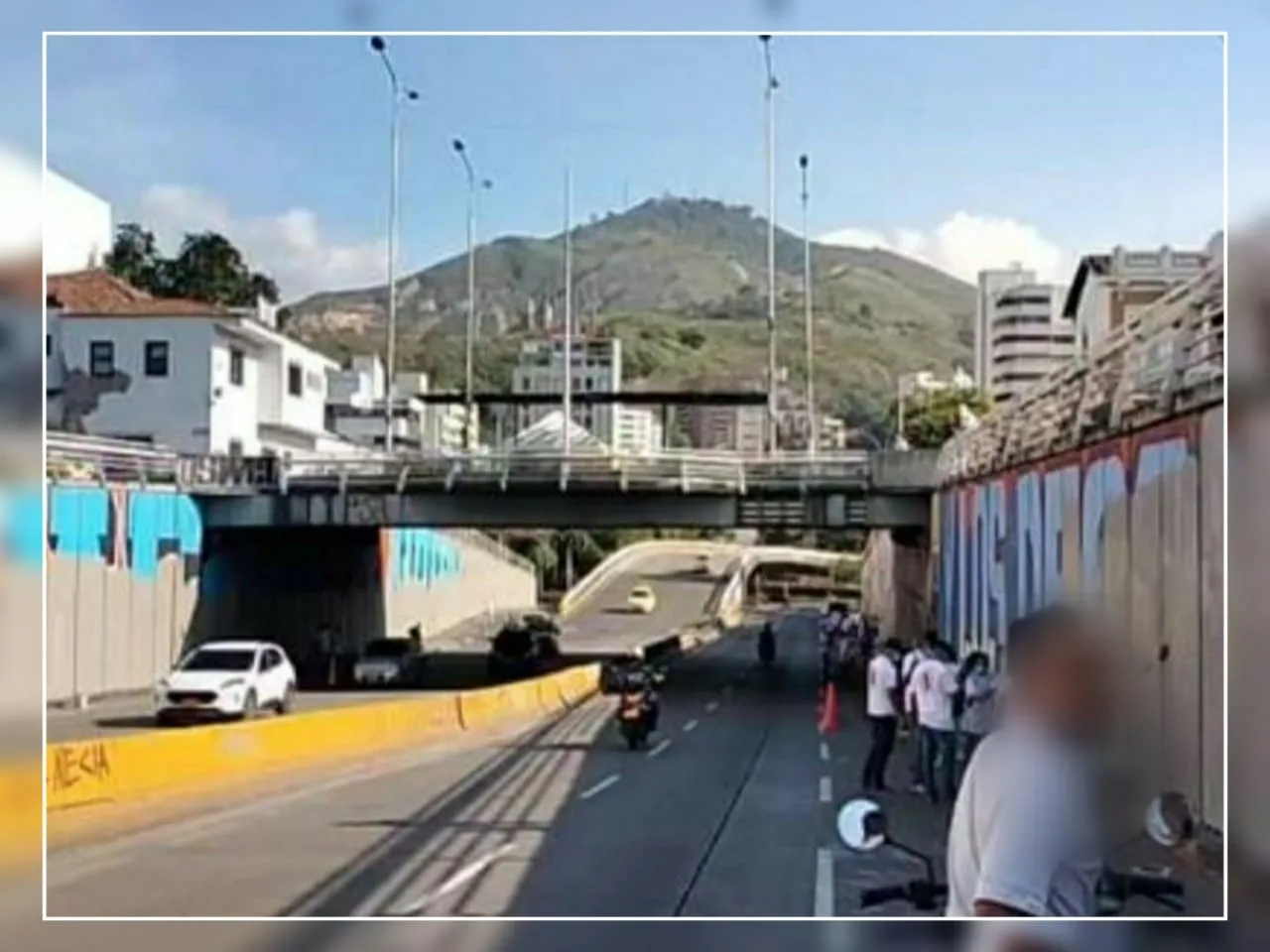 El lío con la ‘pintatón’ en la Calle 5 en Cali, “no tenía permisos” pero hasta policía terminó acompañando