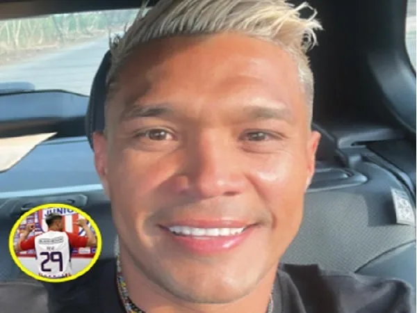 Teófilo Gutiérrez, futbolista del Junior de Barranquilla.