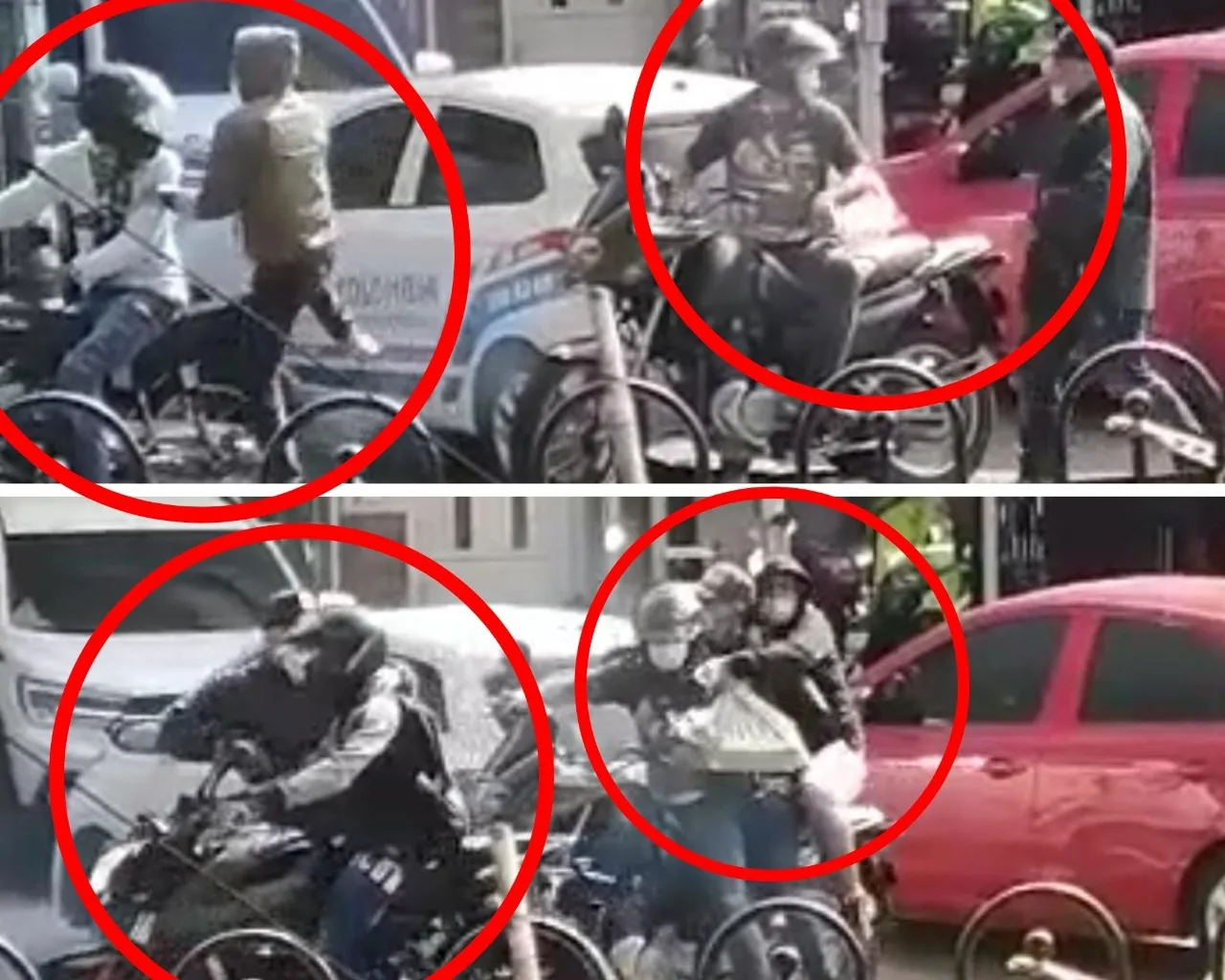 sur de Cali atraco motorizados