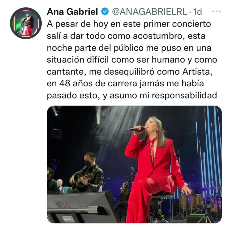 Ana Gabriel en Los Ángeles