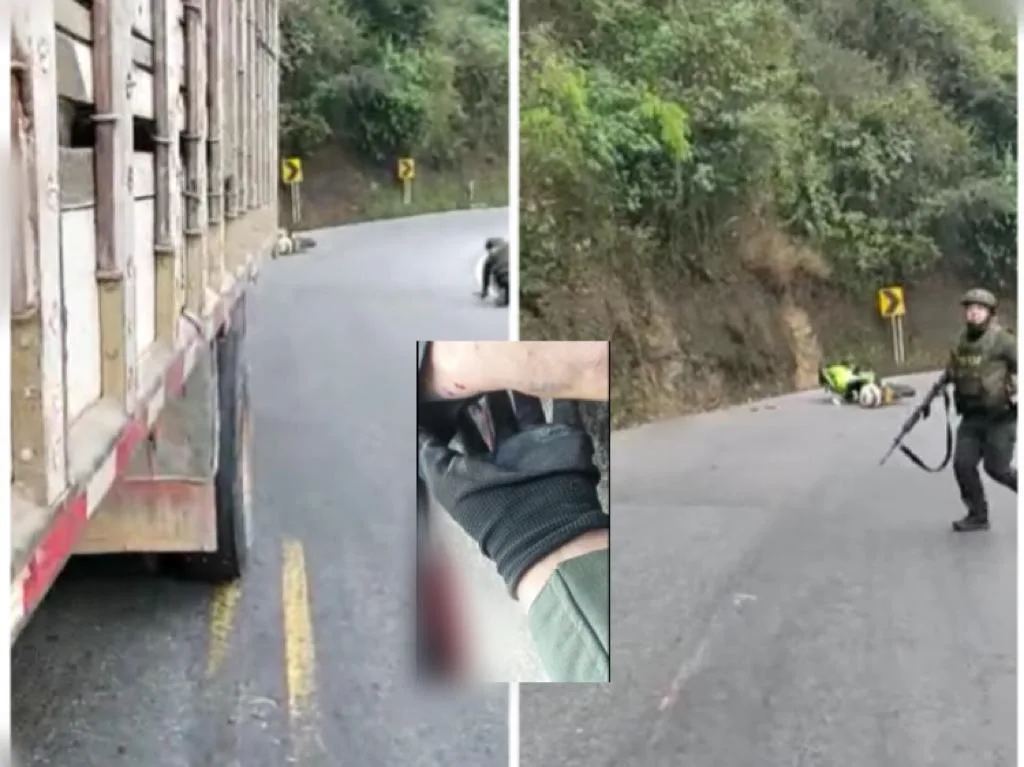 "Necesito ver de dónde disparan", camionero protegió a dos policías en una vía en Ocaña, los atacaban