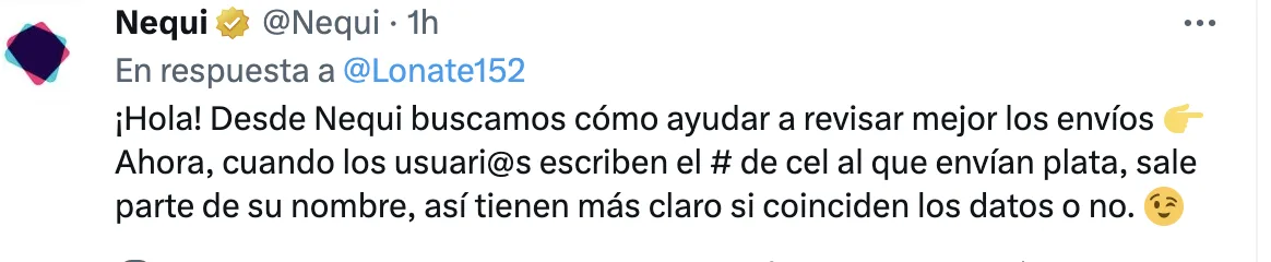 de nequi en
