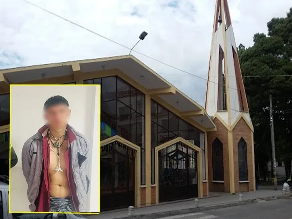 Profanación en Pasto: Joven ingresó a un templo la ciudad y se robó la limosna de feligreses