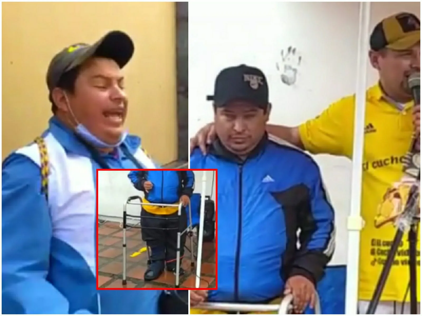 Don Luis Alberto, reconocido cantante de las calles de Pasto tuvo un accidente y ahora pide apoyo
