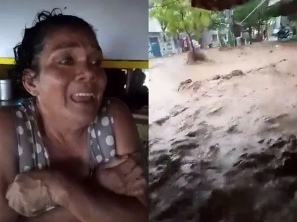 Santa Marta inundada