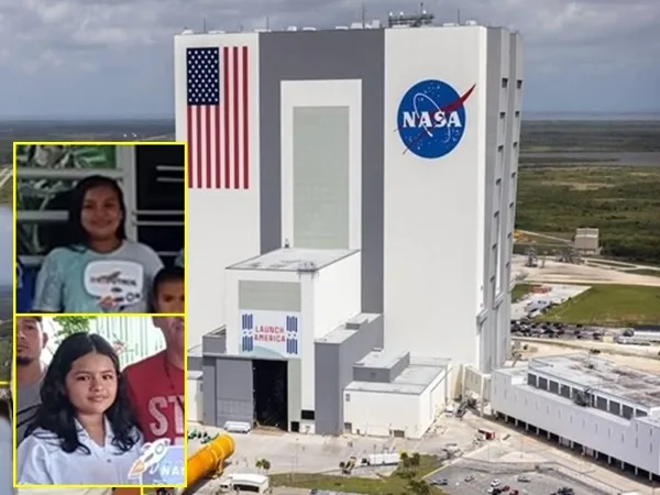dos niñas irán a la nasa