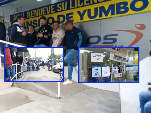 Desde la madrugada y largas filas, para realizar los tramites de la renovación de la licencia de conducción