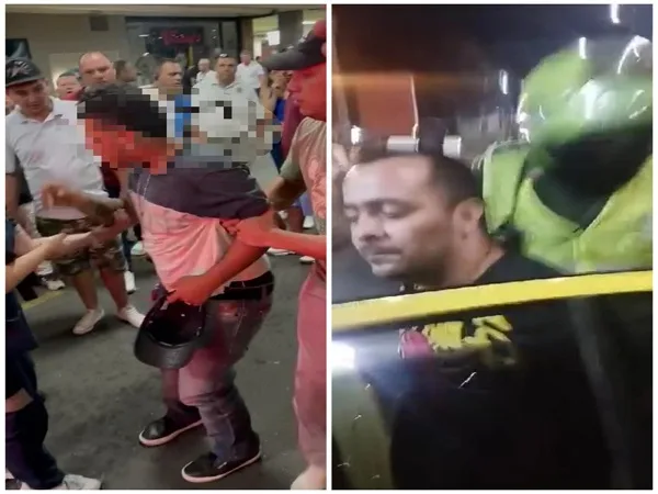 Taxista terminó con un tubo en la cabeza, en pelea con otro conductor en Medellín