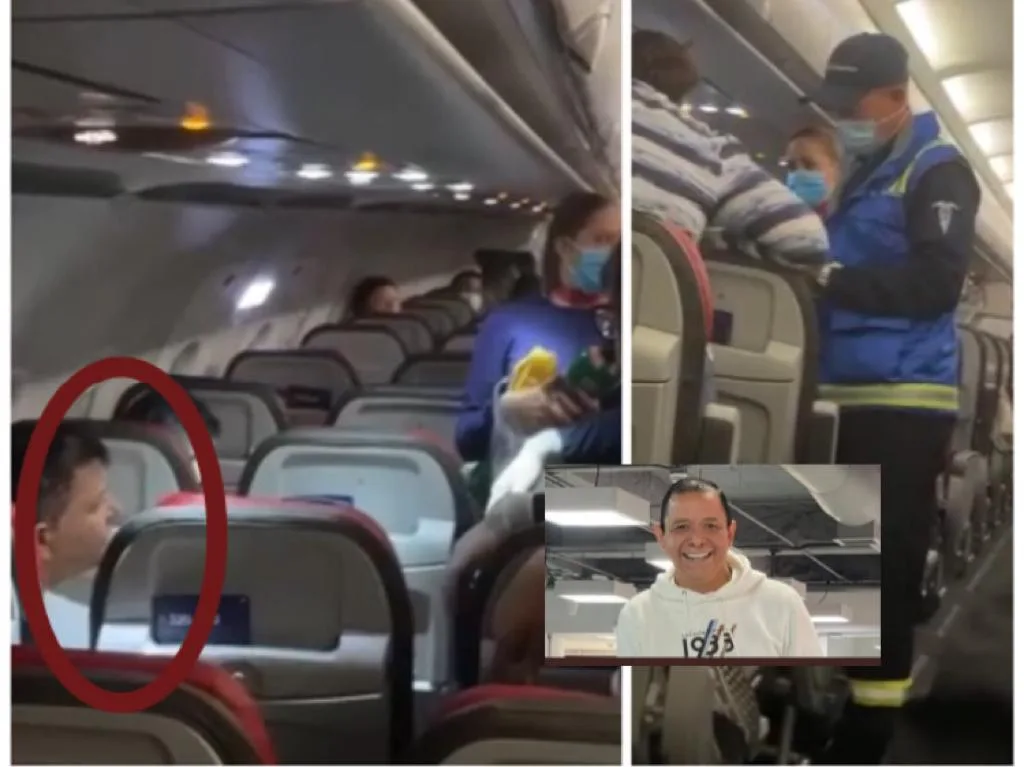 Valenciano desmayo avión