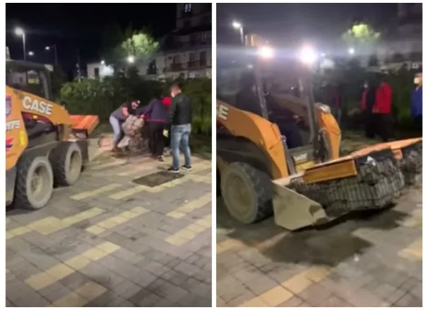 En Pasto siguen quitando piezas de los parques y zonas públicas “para evitar daños en las manifestaciones”