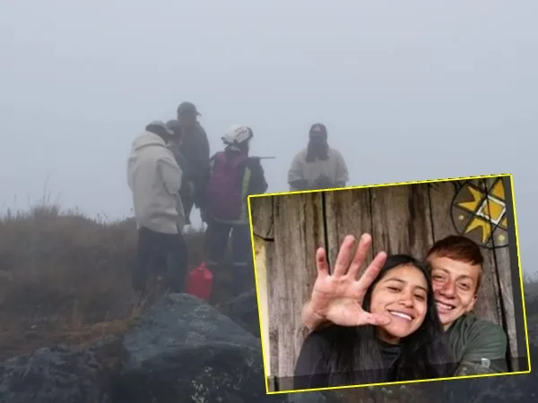 Con signos de hipotermia hallaron a los dos jóvenes que se extraviaron en el Volcán Chiles