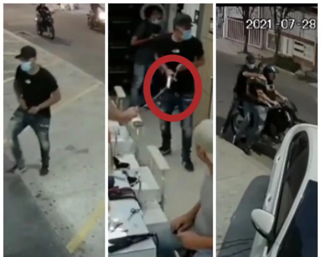 ladrones peluquería Valle del Lili