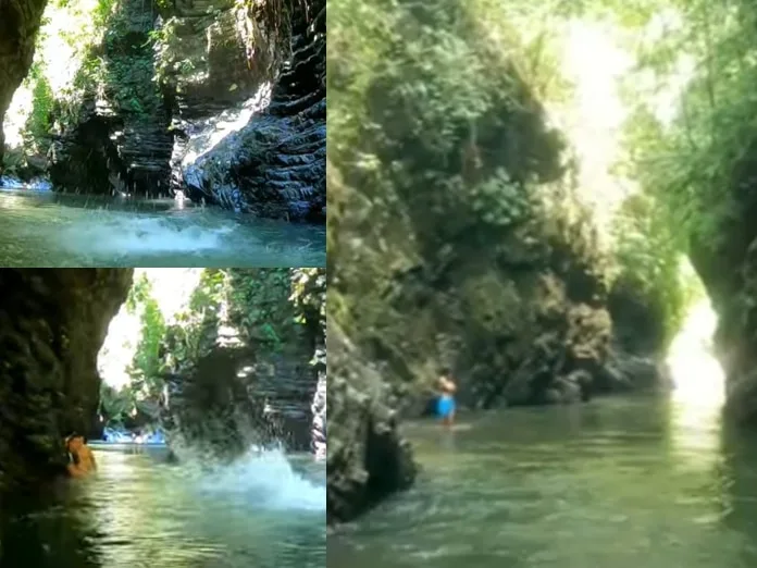 Jamundí: ‘Charco Cajones’ favorito por su color verde esmeralda en medio de un cañon