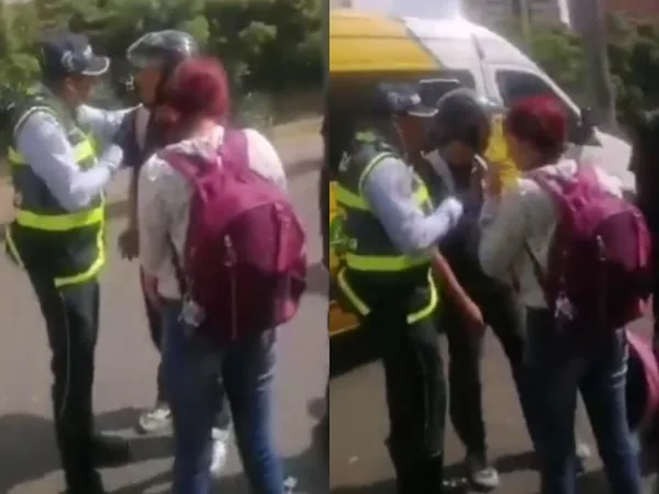 Vuelve y juega: agente de Movilidad arrollado por moto durante operativo en Cali