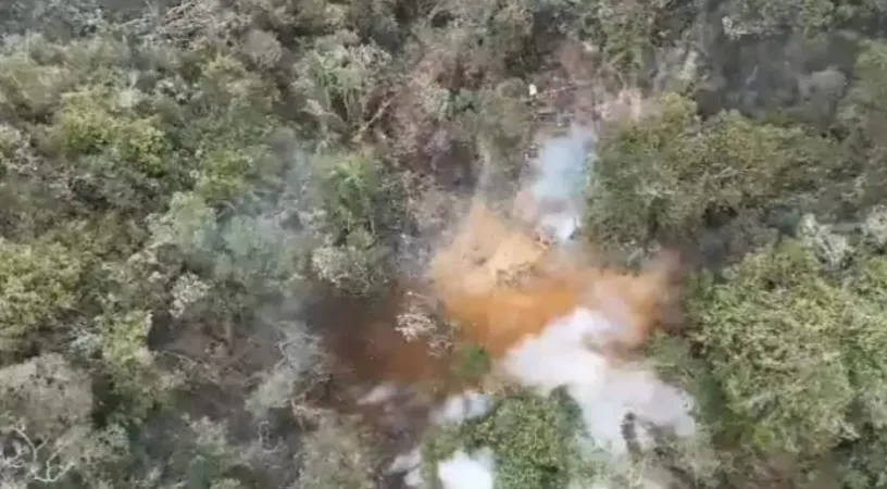 Golpe a la minería ilegal en los Farallones de Cali.