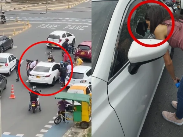 Disparos, un carro en la vía, una multitud y gritos: "Le dieron con traumática", en Valle del Lili