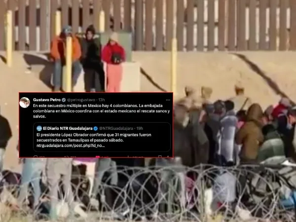 Cuatro migrantes colombianos entre las víctimas de secuestro en México