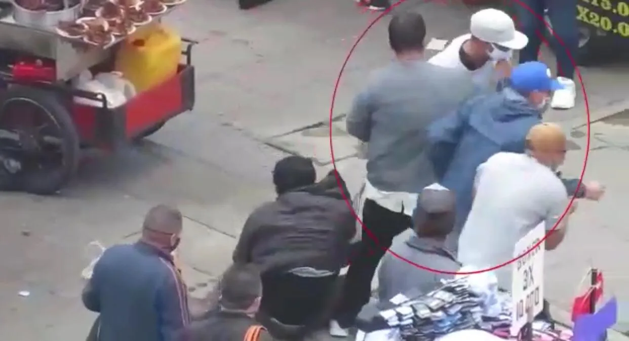 ladrones en Bogotá en manada