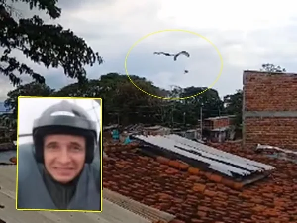 ¡Atención! acabaron con la vida de parapentista en Tuluá cuando hacía publicidad a un candidato