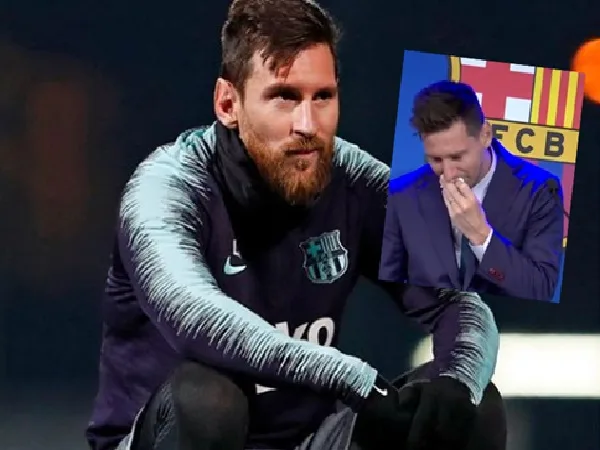 Entre lágrimas, Lionel Messi le dijo "adiós" al Barcelona
