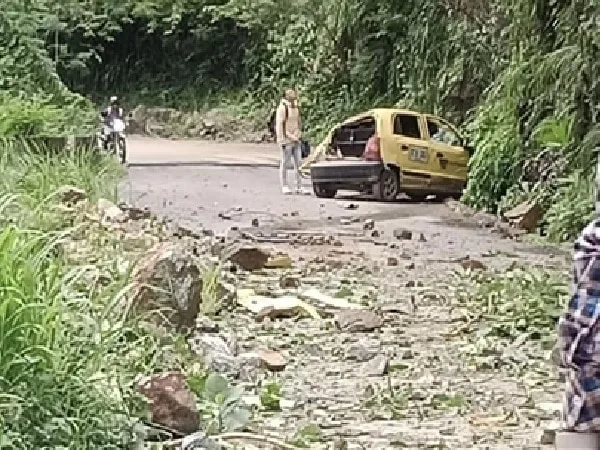 Muere taxista en Antioquia.