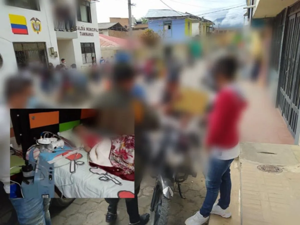 su hijo en estado vegetativo en Taminando Nariño