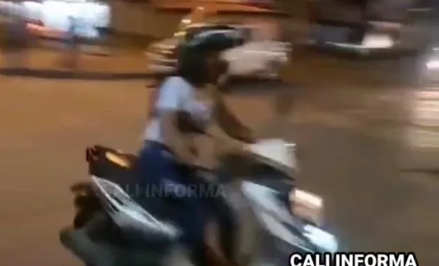 motorizada Cali se voló