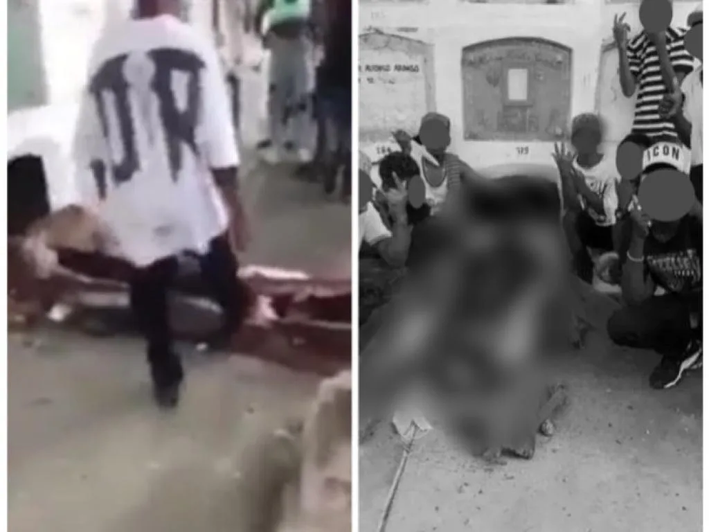 No fue una, sacaron restos de varias tumbas y jugaron con ellos, en un cementerio en Cali