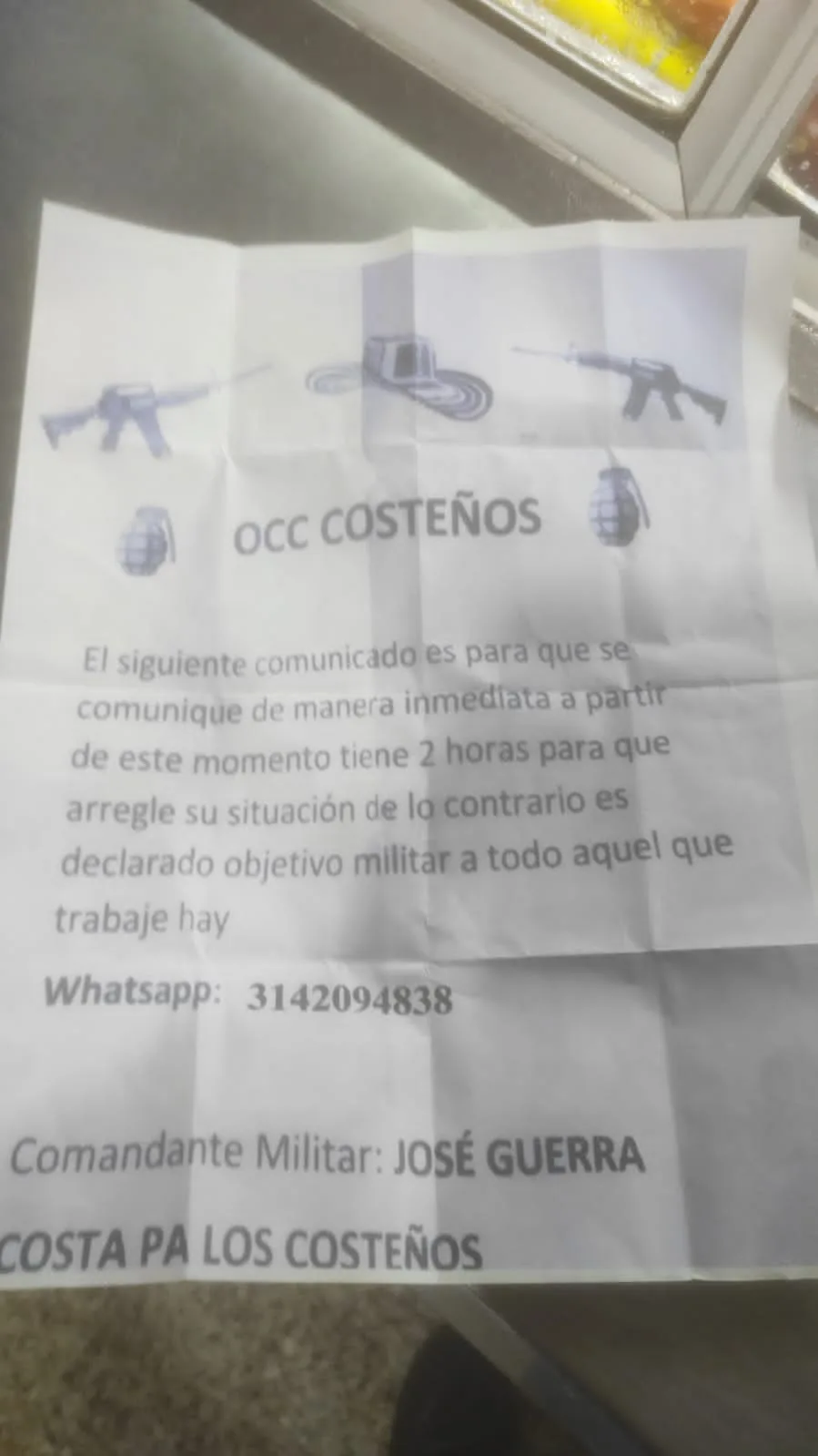tienda extorsión Soledad