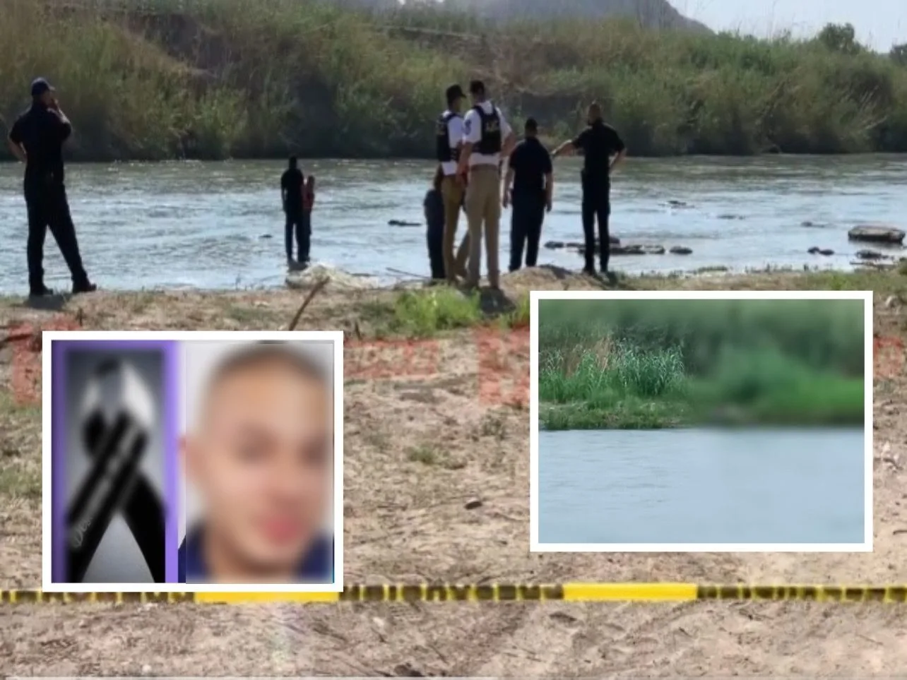 Jonathan iba con su esposa y niña, las salvó pero lo arrastró el río: cruzaban la frontera México - Estados Unidos