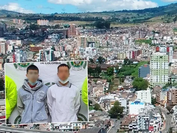 Los presuntos responsables fueron identificados como Milton Mauricio V.  y Brayan Danilo M