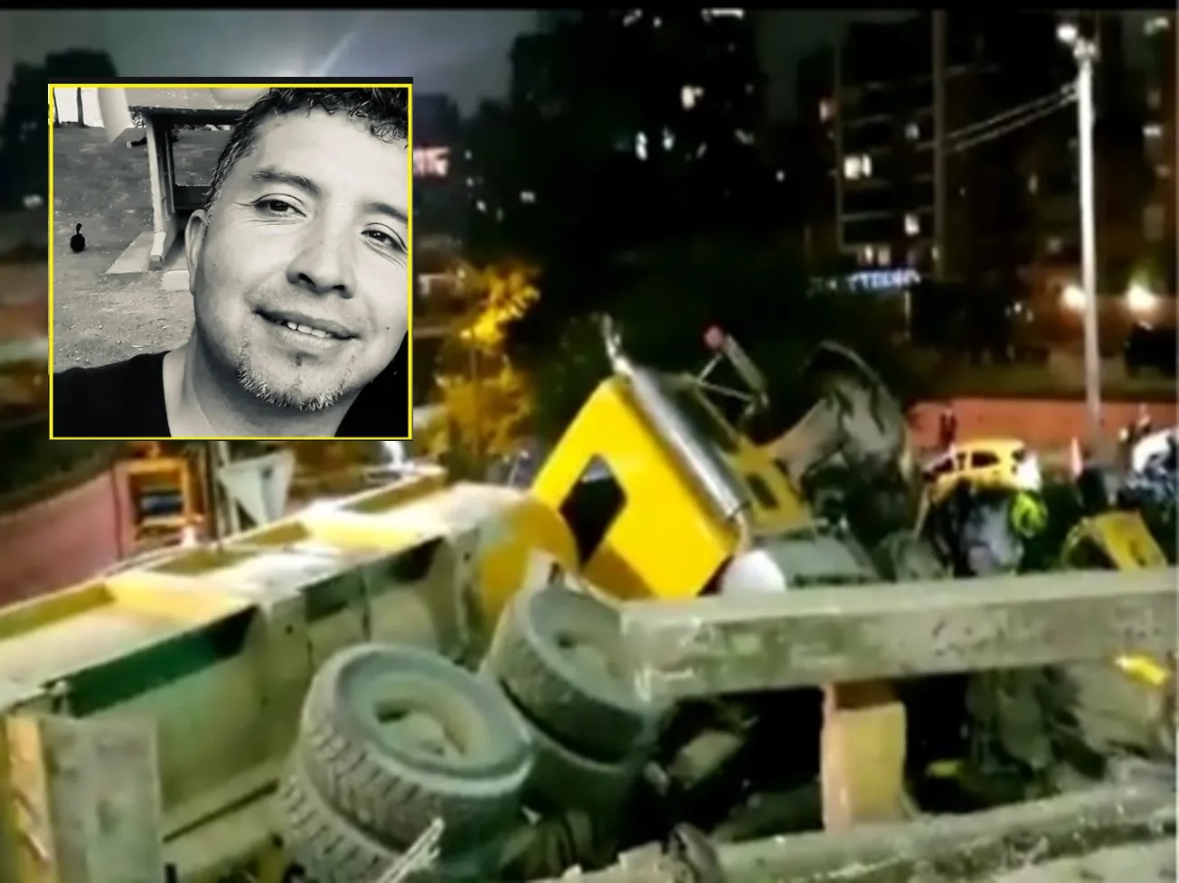 Taxista fallecido en accidente de la volqueta en Bogotá ya iba a dejar de trabajar, "hacía su última carrera"