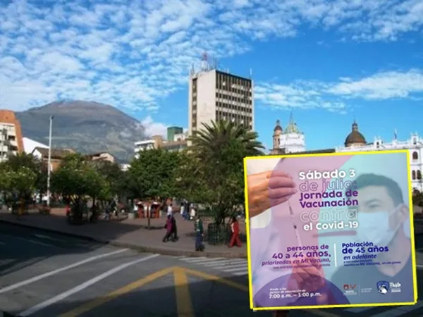 Pasto: desde hoy empezarán a vacunar contra el Covid-19 a población mayor de 40 años