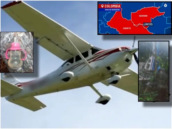 Encontraron avioneta accidentada en Guaviare, había un cuerpo pero no aparecen los otros seis: han pasado 14 días