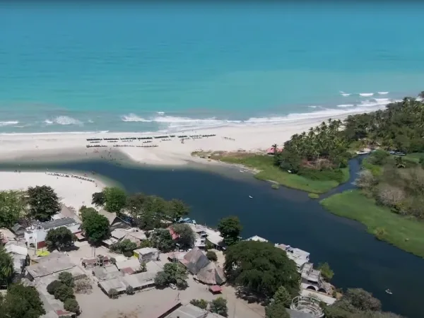 Buritaca en el Caribe, un destino imperdible donde el río se encuentra con el mar