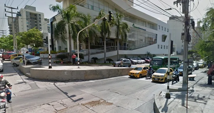 arroyo eb la 84B en Barranquilla