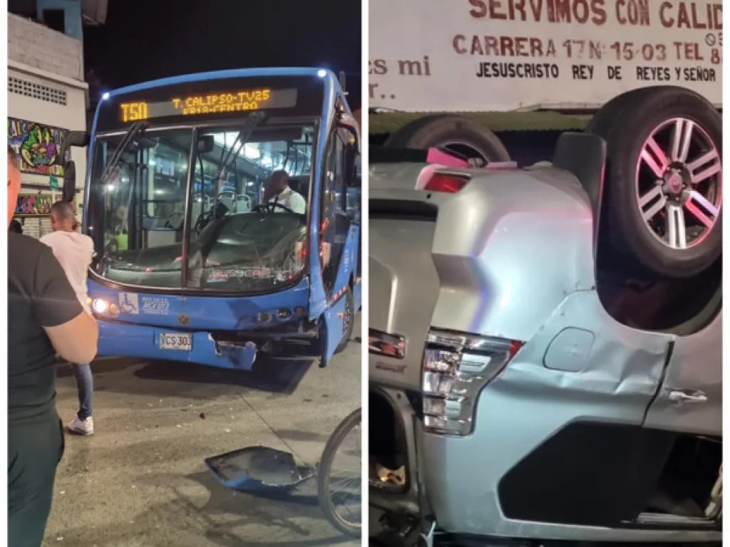 centro de Cali accidente