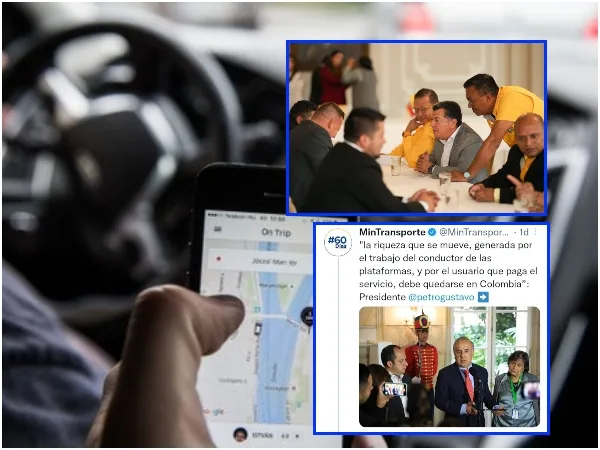 plataforma de transporte ilegal en Colombia