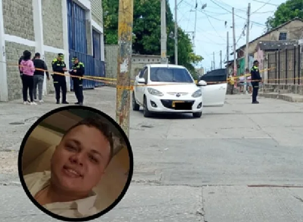 Conductor de plataforma asesinado en Barranquilla.