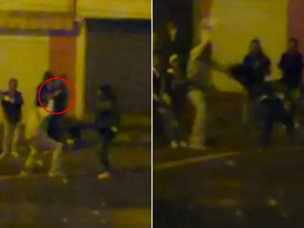 Otra riña protagonizada por adolescentes en Pasto: salían de una fiesta y uno de ellos fue herido con arma blanca en la espalda