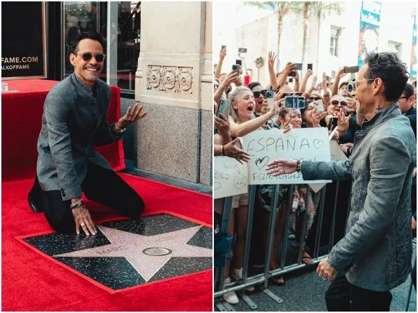 «Un momento especial»: Marc Anthony recibe su estrella en el paseo de la fama de Hollywood