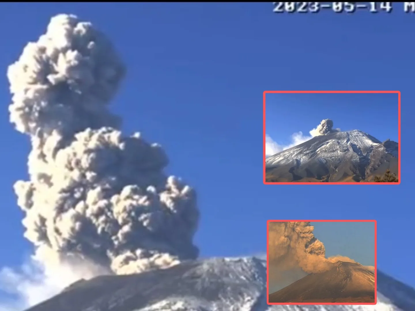El Volcán Popocatépetl