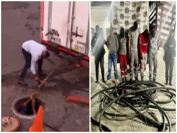 «El que madruga no siempre Dios le ayuda»: Capturados los roba cables en Cali