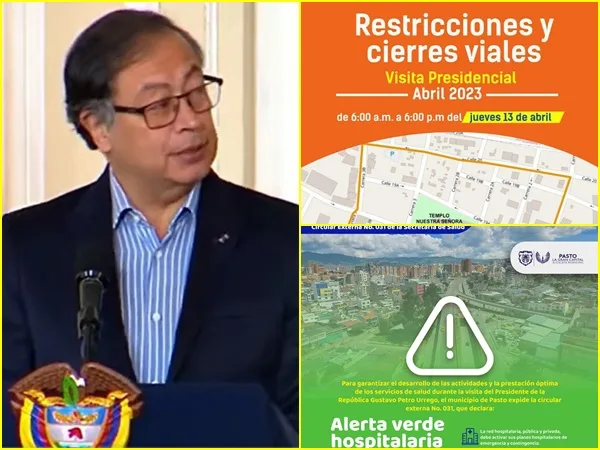 Expectativa en Pasto por visita de Petro para atender la crisis, habrá restricciones y prohibiciones