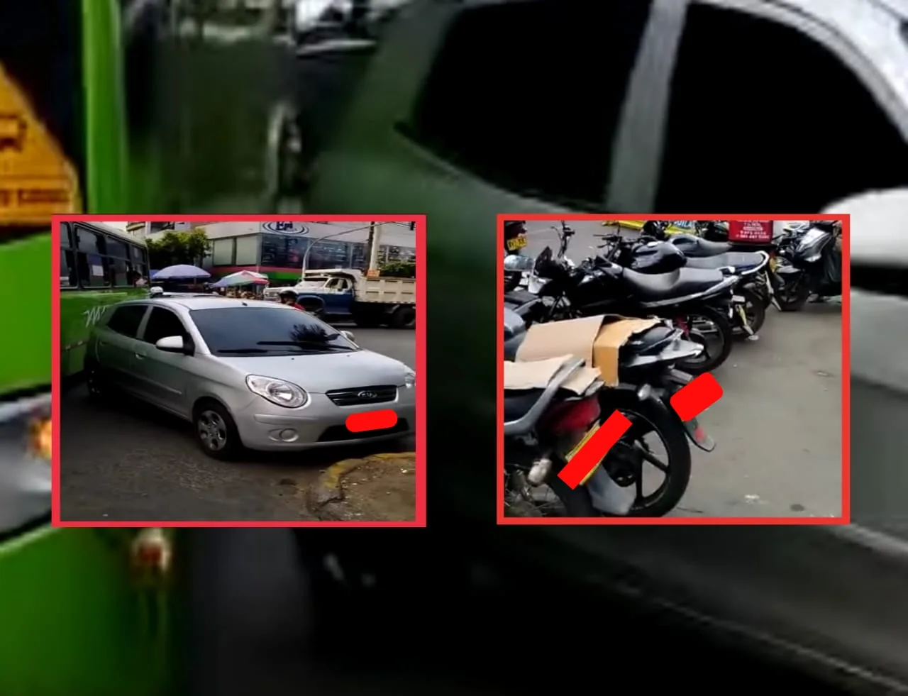 "¿A quién se le ocurre parquear sobre la vía?": Pasó en Cali y muy amenudeo en el barrio Meléndez