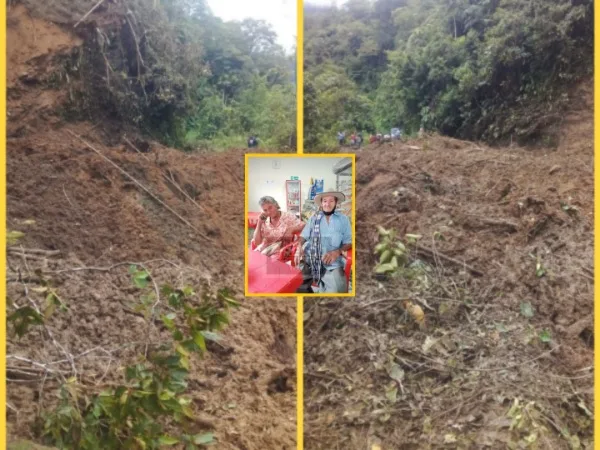 deslizamiento en Bolívar Valle