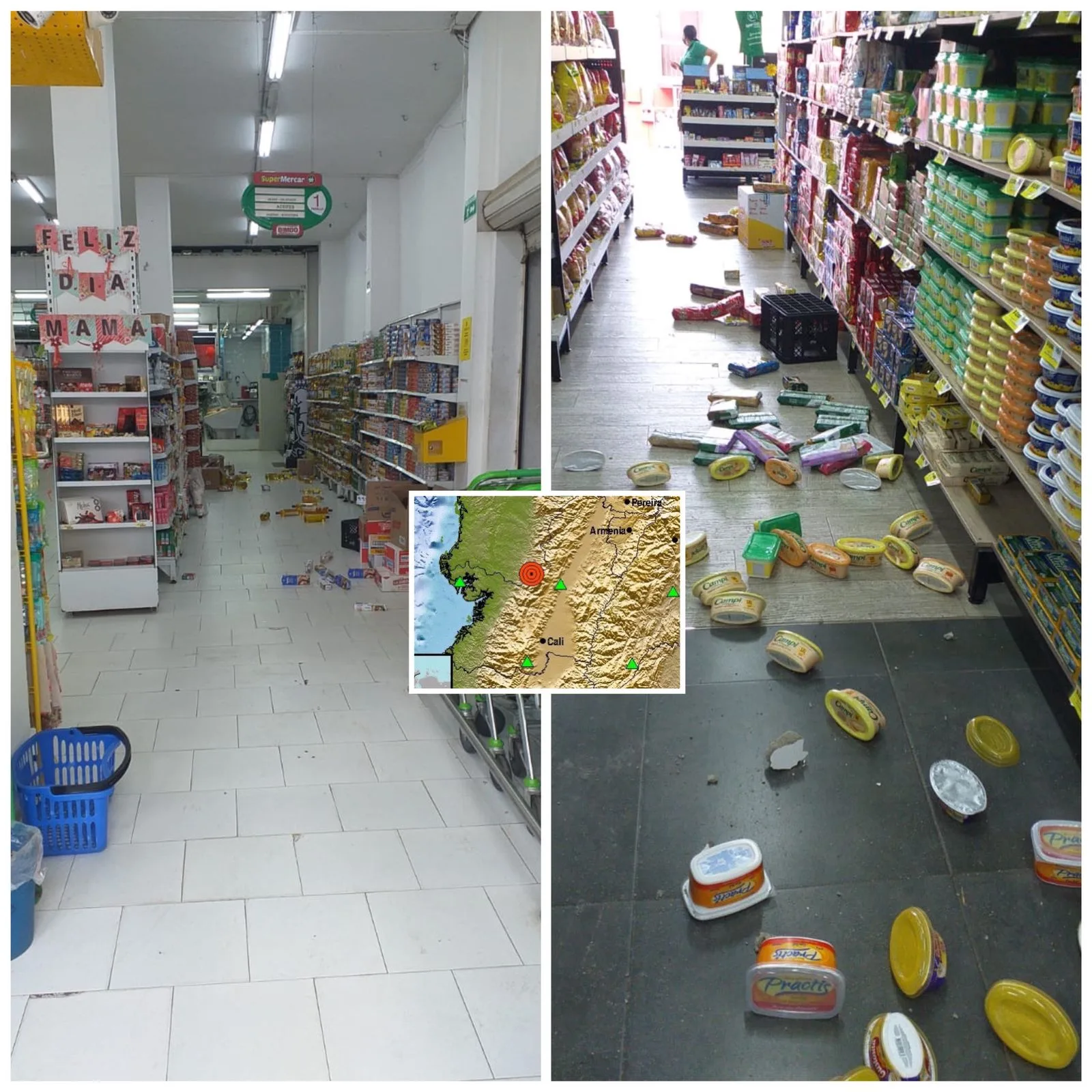 Calima El Darien temblor
